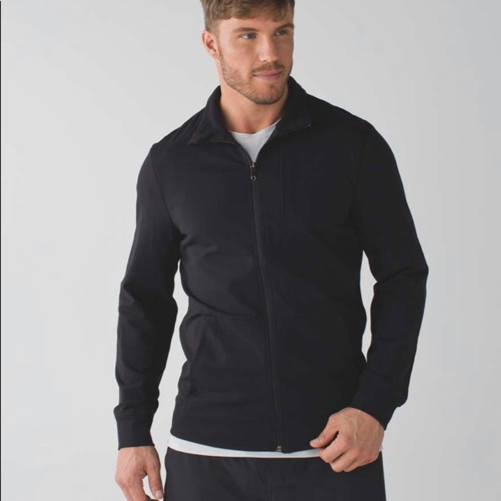 lululemon Mens Prepost Jacket Luon Sz L Black